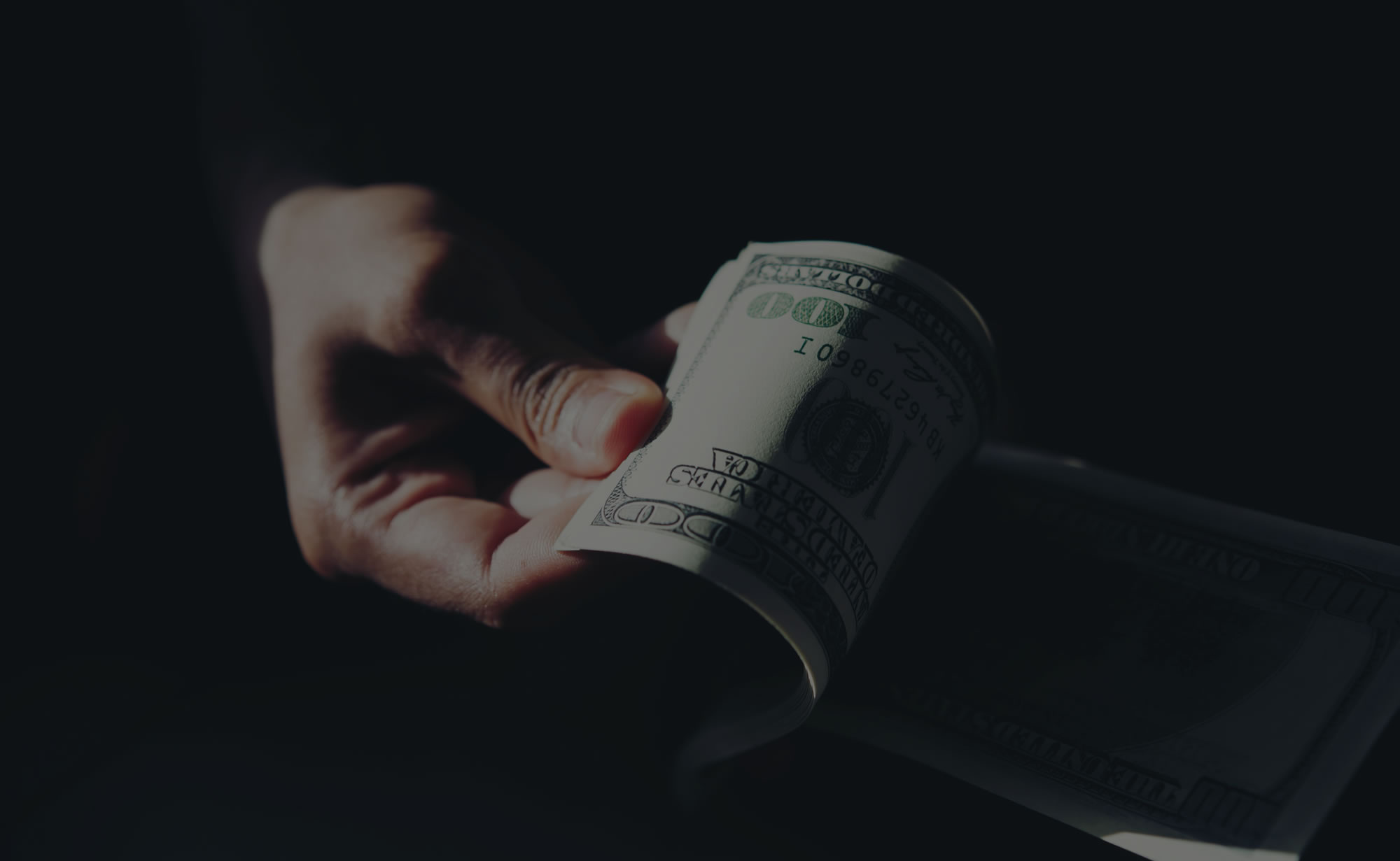 Döviz banknotu kontrol eden kişi